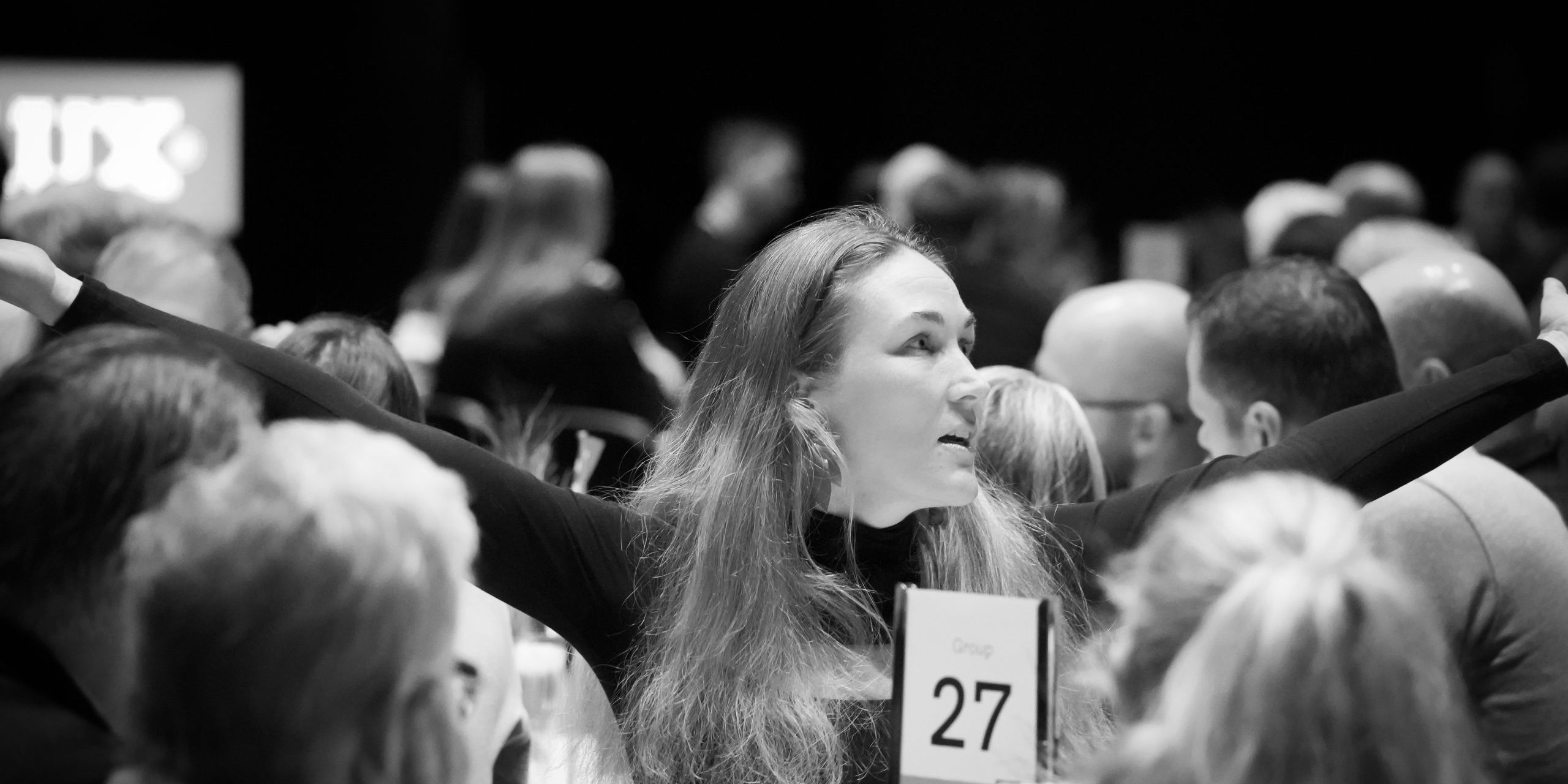 A Human Library book with her readers in person. (c) Foto by Elin Hansen Human Library book with her readers in person.