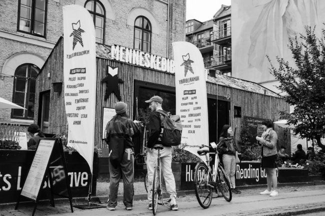 The Reading Garden at the Human Library