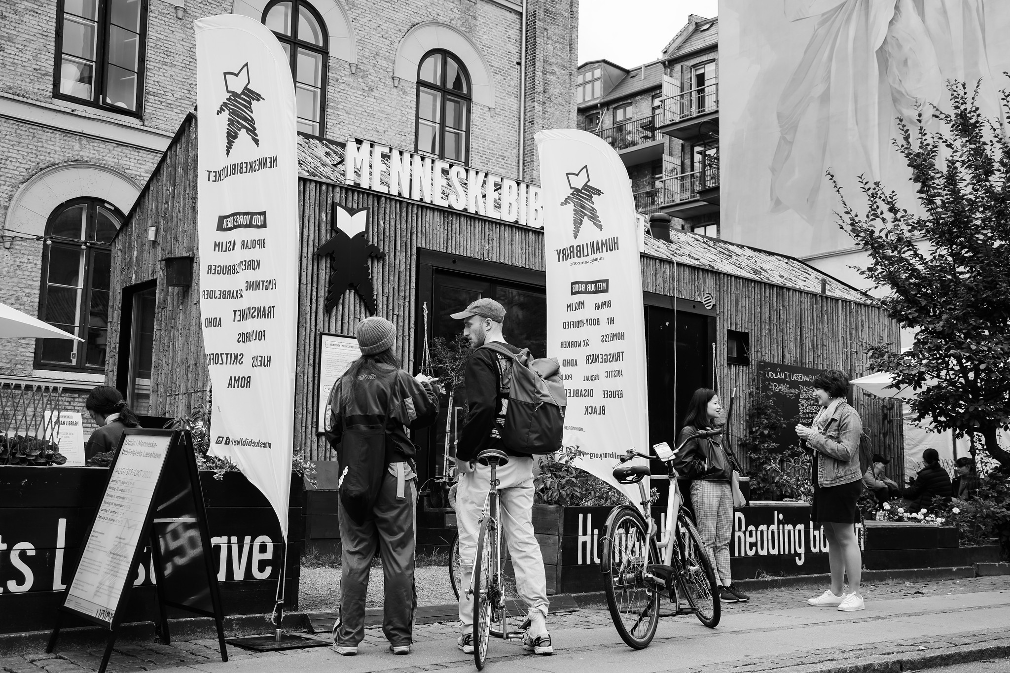 The Reading Garden at the Human Library